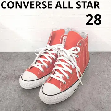 296 CONVERSE 하이컷 스니커즈 오렌지 지퍼 28