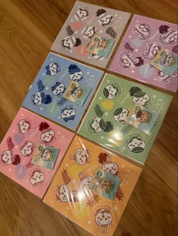 세븐일레븐 치이카와 오리지널 PVC 참 멀티 클리너 각 6종