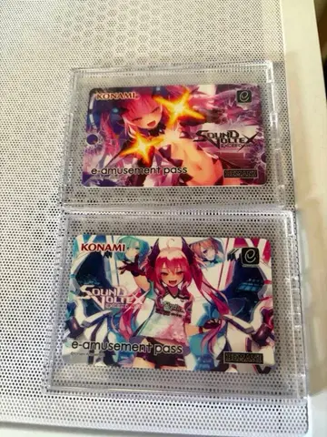 sdvx 코나스테 한정판 e-pass 그레이스 2종 미사용!