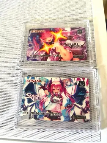 sdvx 코나스테 한정판 e-pass 그레이스 2종 미사용!