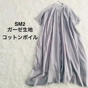 사만사 모스모스 원피스 코튼 보일 개더