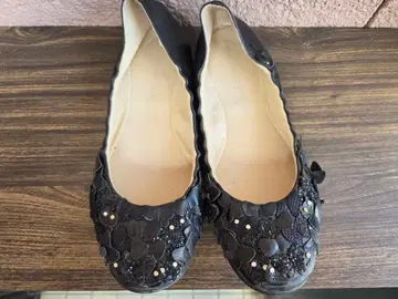 tsumori chisato WALK 플랫 펌프스 블랙