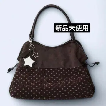Bad Blue 토트백 미사용 새상품 브라운 도트 badblue a