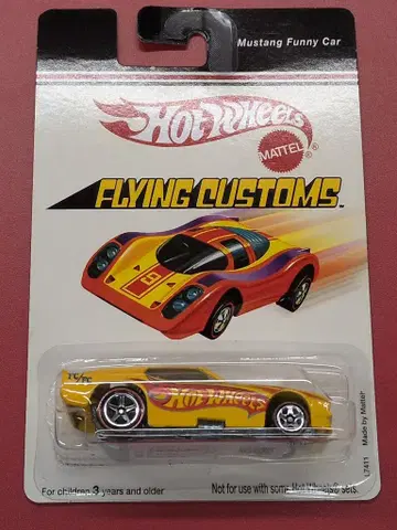MATTEL FLYING CUSTOMS HOTWHEELS MUSTANG FUNNY CAR L7411