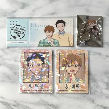 얼음 성벽 가라오케 철인 가라철 세트 포토 카드 아크릴 참
