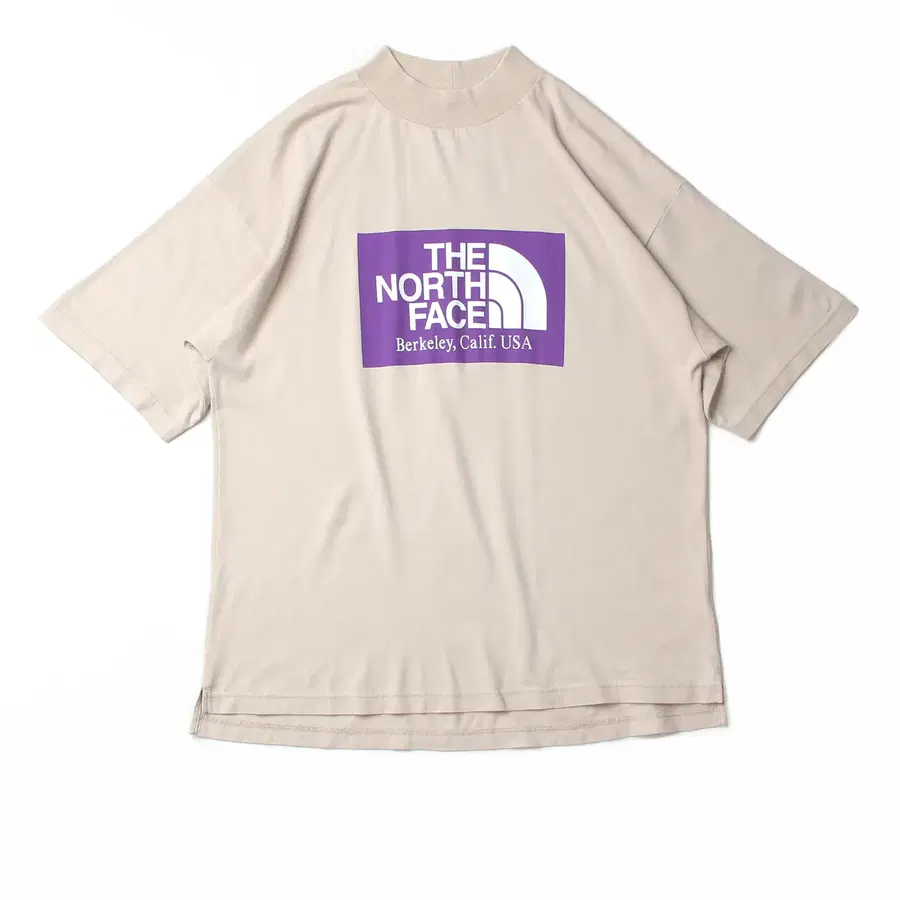 THE NORTH FACE PURPLE LABEL High Bulky H/S Logo Mock Tee