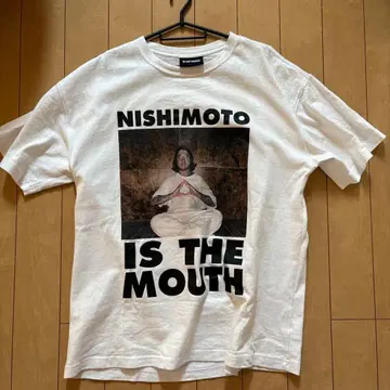 NISHIMOTO IS THE MOUTH 티셔츠 화이트
