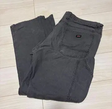 Dickies 워크 팬츠 그레이 페인터 팬츠 W38 L30