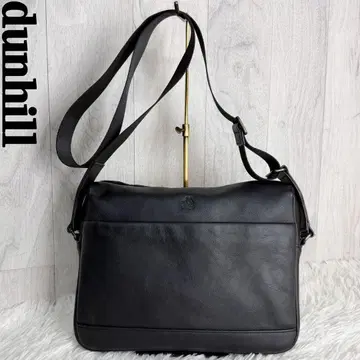 새상품급 dunhill 던힐 로고 가죽 숄더백 블랙