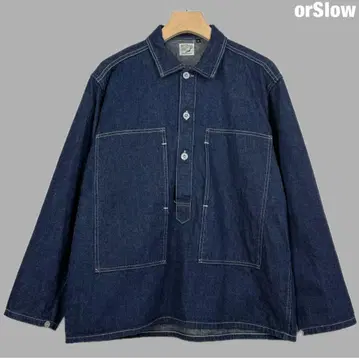 orSlow 40s U.S.ARMY M-35 데님 풀오버 자켓