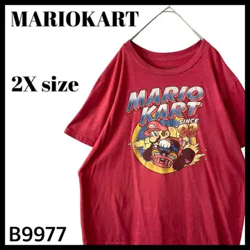 닌텐도 MARIO KART 마리오 카트 T셔츠 게임 캐릭터 2X