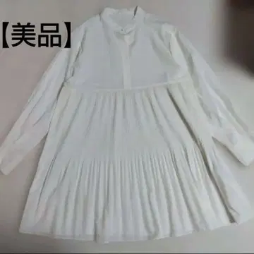 새상품급 플리츠 블라우스 FREE 화이트