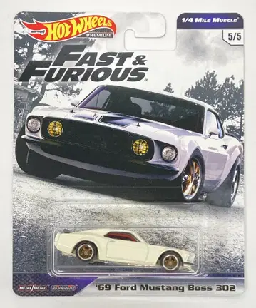 MATTEL HOTWHEELS 1/4MILE MUSCLE GBW89 '69 Ford Mustang Boss 302 5/5