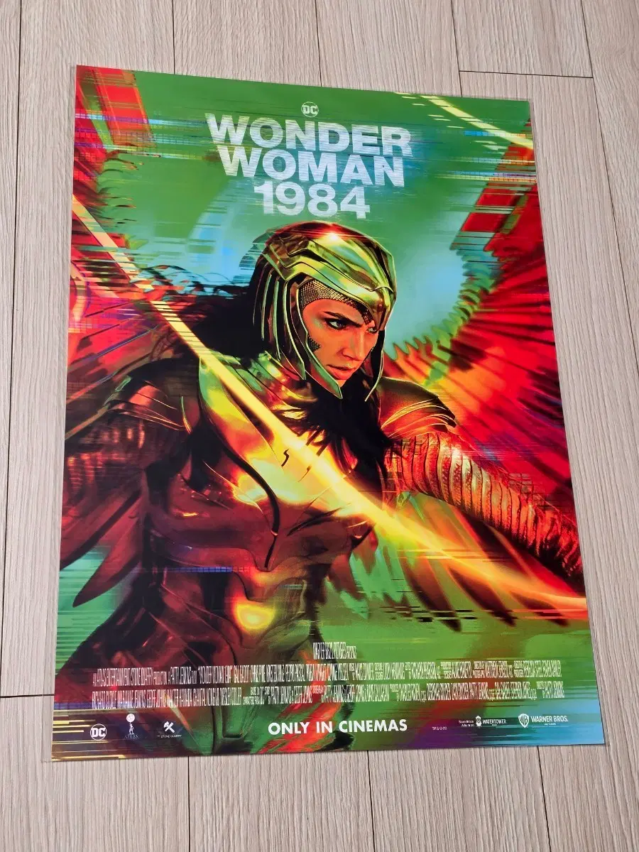 [초희귀한정판]영화 원더우먼1984 WW84 메인 포스터(A3)