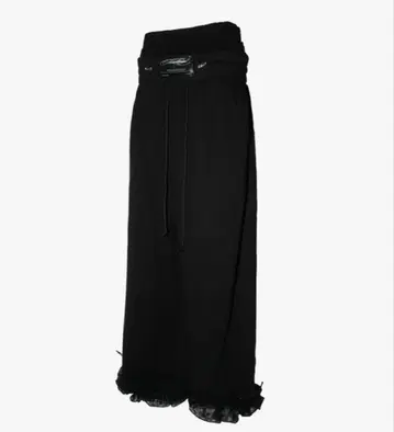 THEREDTHREAD layered sweat pants lace