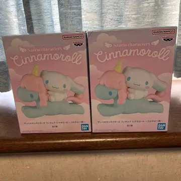 산리오 캐릭터즈 피규어 시나모롤 코르네와 함께 2개 세트
