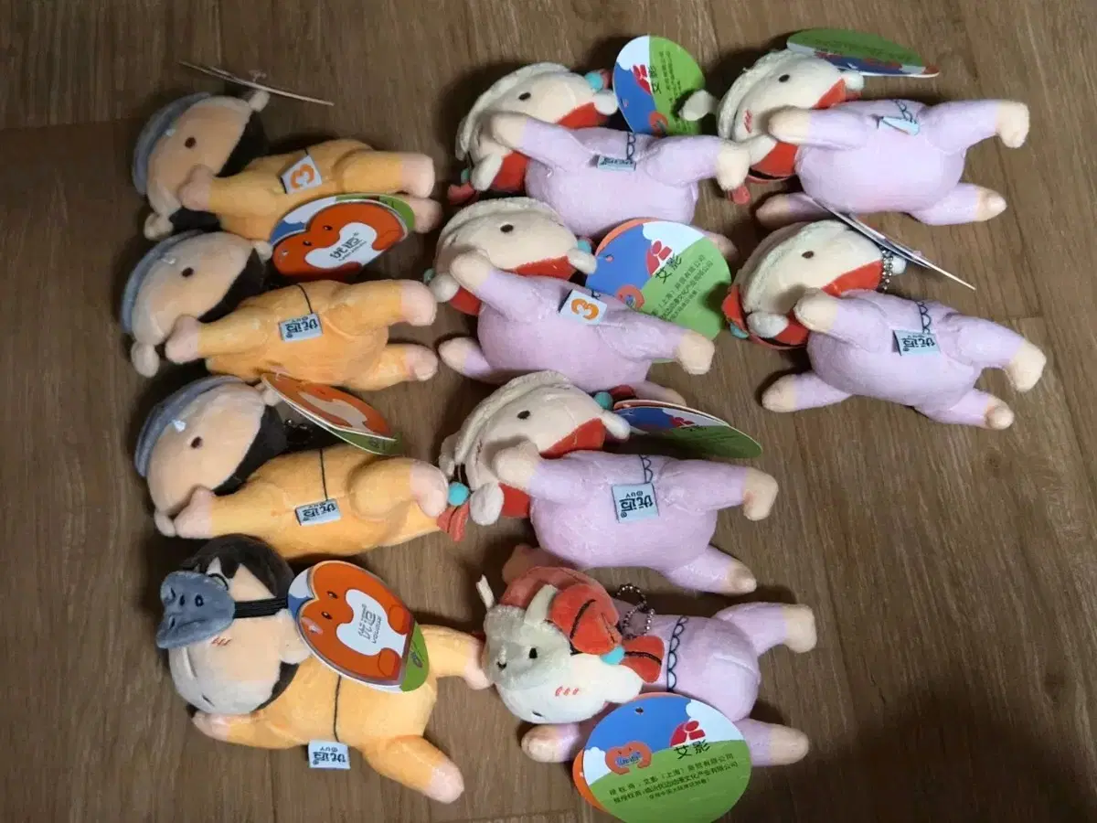(새상품) 맹구 & 유리 안대 키링 인형