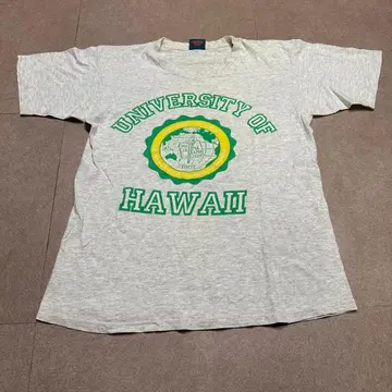 Hawaii 하와이 대학 반팔 t셔츠 빈티지 90s 싱글 스티치
