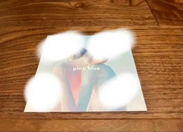 미도리키이쇼샤 pink blue 친필 사인 자켓 카드