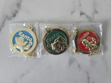 포켓몬 제일복권 메탈 참 칸토 3종 세트