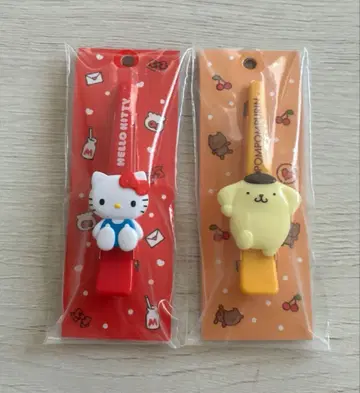 산리오 헤어 클립 2세트