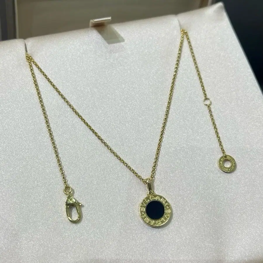 불가리 불가리 네클리스 옐로우 골드 블랙 18k