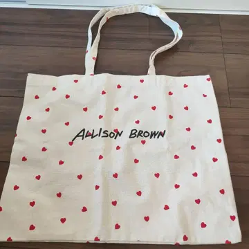 ALLISON BROWN 하트 무늬 토트백