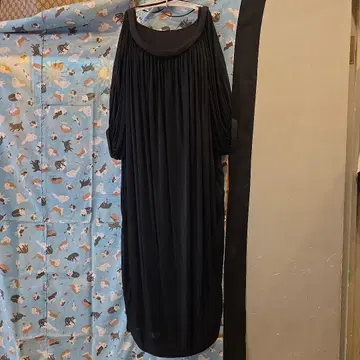 다나카란 DonnaKaran 실크 쉬폰 원피스 시스루