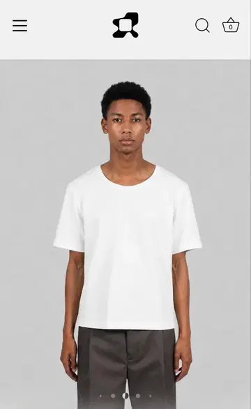 STRONG PACK TEE SHORT (WHITE) M 사이즈 완판템