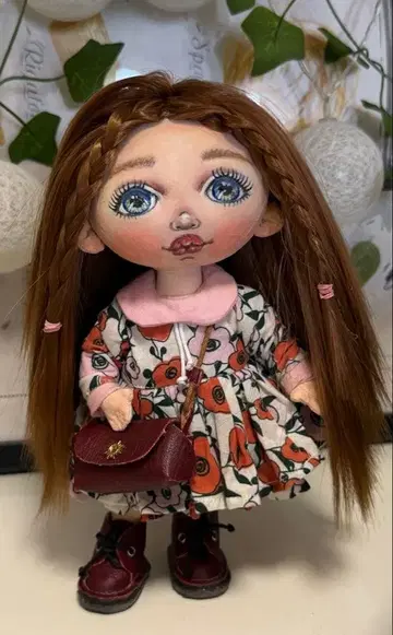 한 점뿐인 빈티지풍 아트 인형 핸드메이드 창작 인형 21cm