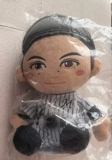 [ 미개봉 ] 지바 롯데 마린스 선수 봉제 인형 사토 토시야 선수
