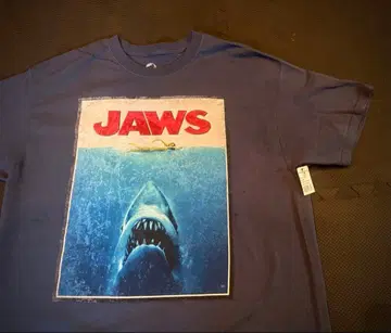 택 포함 미사용 JAWS 조스 티셔츠 L