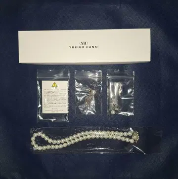유키코 하나이 여성용 목걸이 귀찌 인조 진주 3종 세트
