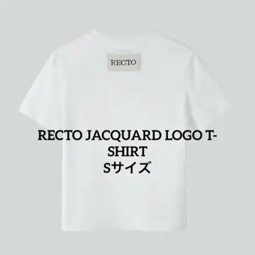 RECTO 로고T셔츠 화이트 S사이즈
