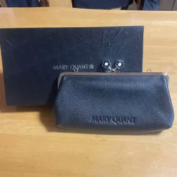 MARY QUANT 장지갑 가마구치 블랙