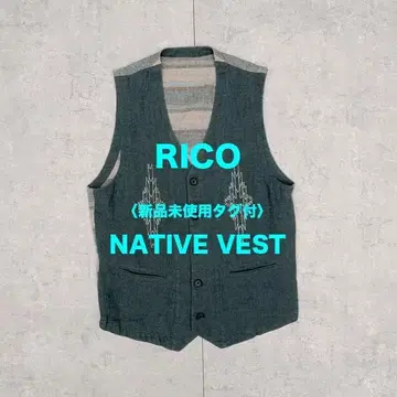[미사용 새상품 택 포함] RICO 네이티브 베스트 GREEN L