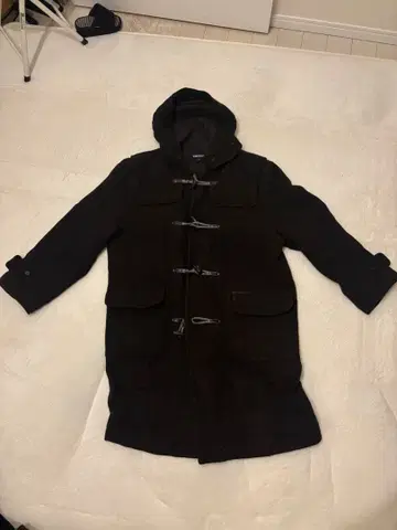 올드 UNIQLO 더플 코트 그린빛 도는 그레이 XL