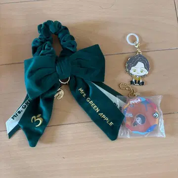 Mrs. GREEN APPLE 스크런치 키링 세트