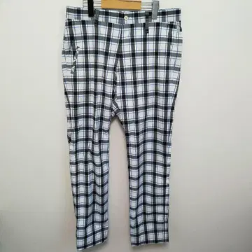W82 컨디션 최상 adidas x Taylormade 남성용 골프 체크 팬츠