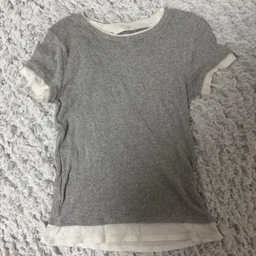 ZARA 더블 레이어드 디자인 T셔츠