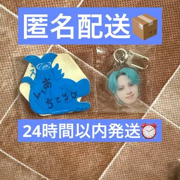 JO1 카와시리 렌 얼굴 아크릴 키링 스티커 영연 나고야 돔 캡슐 토이