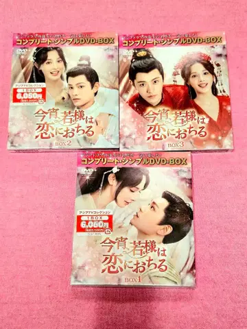 새상품 미시청 미개봉 정우호 주연 [오늘 밤, 도련님은 사랑에 빠진다] 컴플리트 BOX