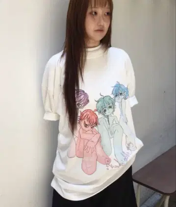 NICEGHOSTCLUB 4ANGELS BIGBIG TEE_WHITE
