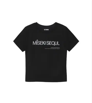 MISEKI SEOUL 반팔 T셔츠 블랙
