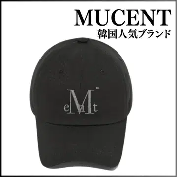 MUCENT 시그니처 볼캡 차콜