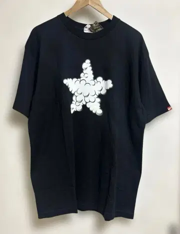 미사용 새상품 nitrow 그래픽 T셔츠 블랙 XL
