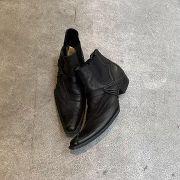 MORGAN 00s square toe bondage boots
