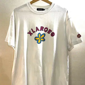 US 구제 의류 T셔츠 / XLARGE 플라워 로고 M