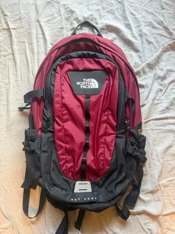 THE NORTH FACE HOT SHOT 백팩 백팩 빨간색