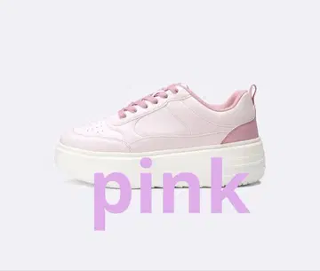 GU 볼륨 솔 코트 스니커즈 11 PINK L
